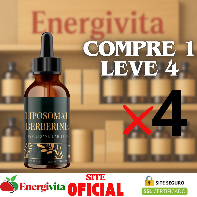 Liposomal Berberine - 10% de Desconto no PIX